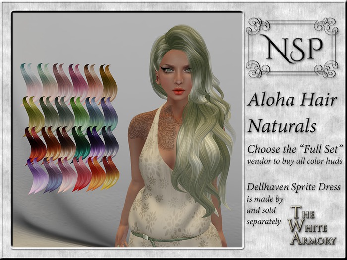 NSP Aloha Hair - Fantasy pkg hud