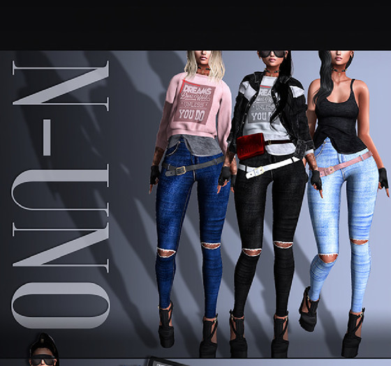 N-Uno - Rita Top - Ash Black