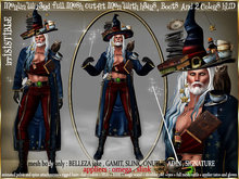 irrISIStible : MERLIN WIZARD MEN OUTFIT + HAIRS AND HUD 2 COLOR
