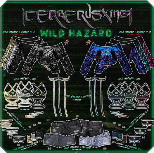 26. [CX] Wild Hazard Leg Harness - Dirty Rose (B) // Maitreya