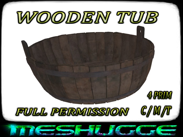 [GG] Wooden Tub Boxed