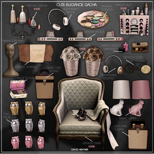 -David Heather-Perfume Display RARE