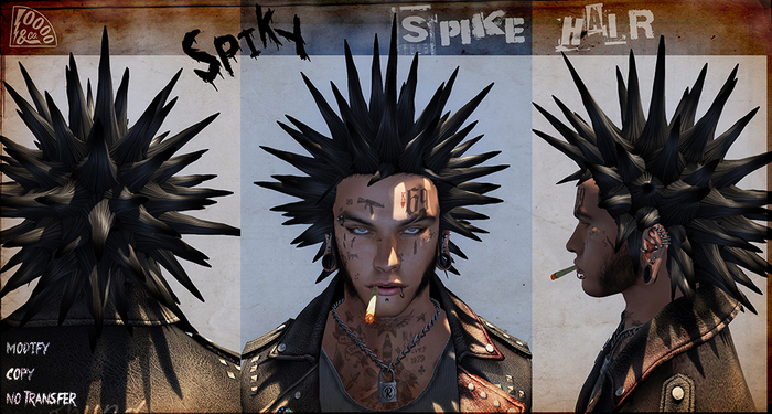 10T Spike hair FAT PACK
