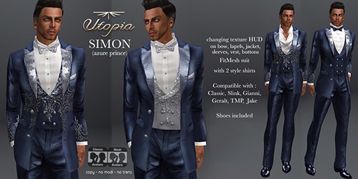 Utopia Simon azure