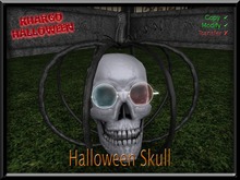 khargo halloween skull - boxed