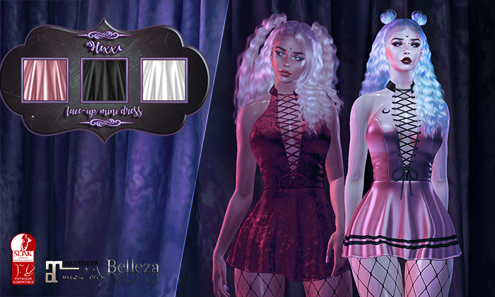 {Hexx.} Lace-up Mini Dress Basic Pack (add me)
