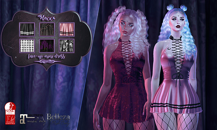 {Hexx.} Lace-up Mini Dress Pattern Pack