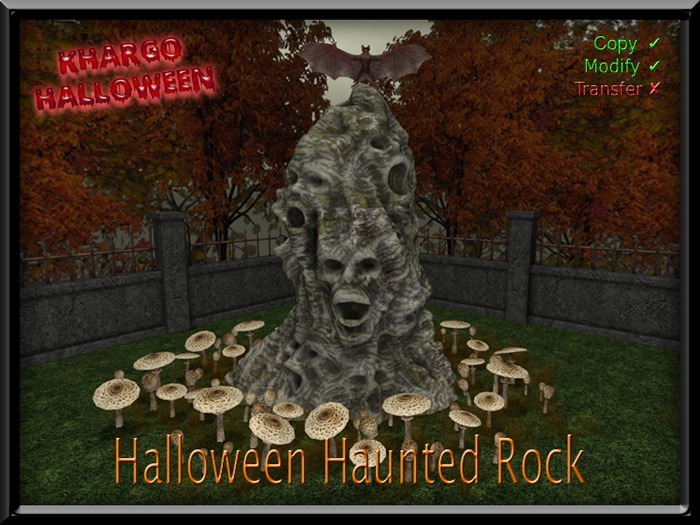 HALLOWEEN HAUNTED ROCK