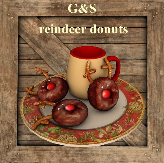 reindeer donuts  G&S  storage vendor crate texture bc