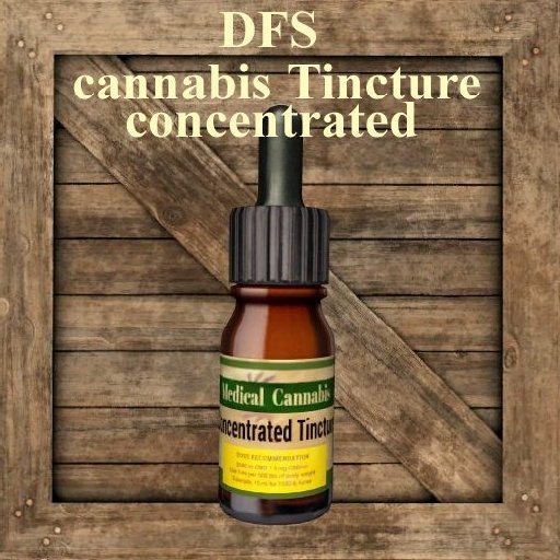 cannaabis concentrated tincture  DFS storage vendor crate texture bc 