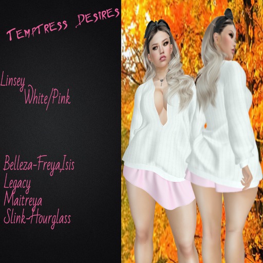 Linsey White/Pink