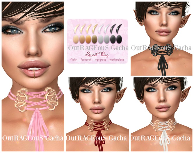 Sweet Thing. Bath'kol Chokers - All 4 Colors