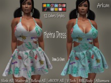 .::Arkan::. Pietra W/Straps Dress + Fitmesh