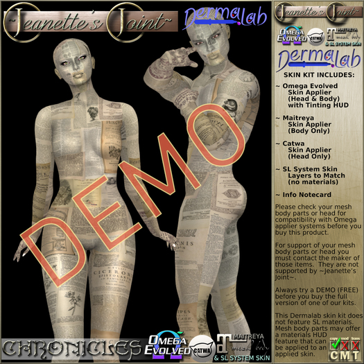 ~JJ~ Chronicles Skin [DEMO]