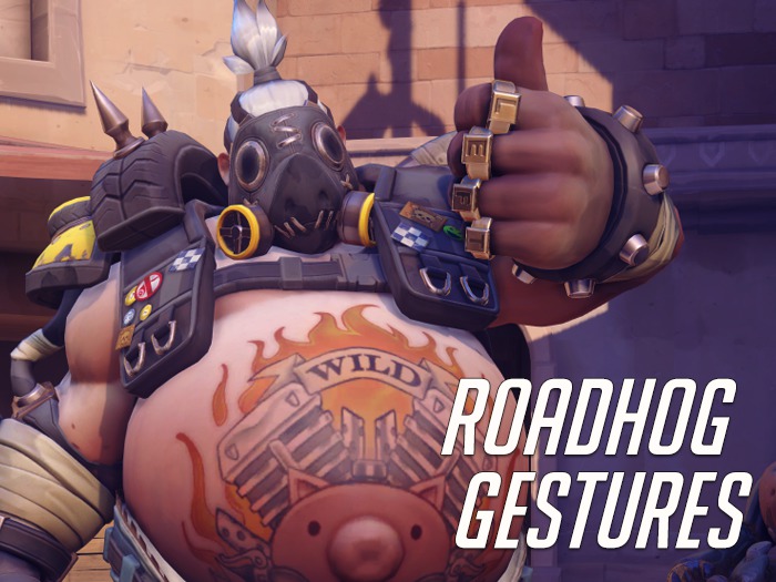 Roadhog Gestures