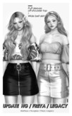 MIWAS / Puff sleeves off-shoulder Top & Wide belt skirt DEMO