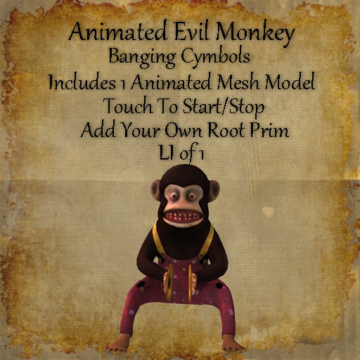 evil monkey toy