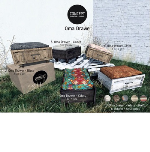 Concept}*01. Oma Drawer - Colors
