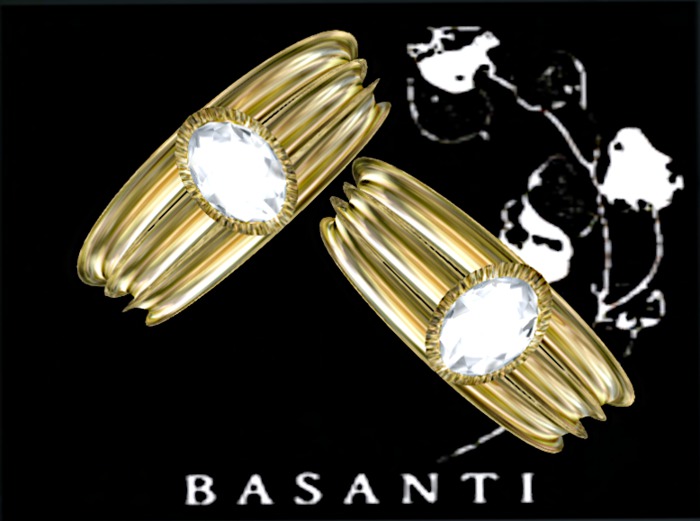 :::RaMoNa::: Diamond&Gold Cuff Bangles ~ Basanti