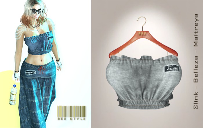 .:Bee:. Queen Denim Tube DARK