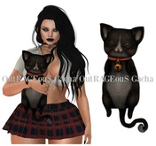 Birdy - Animated Chibi Kitty - Black