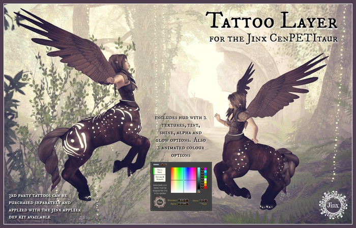 Jinx : Tattoo Layer for CenPETItaur - wear to unpack