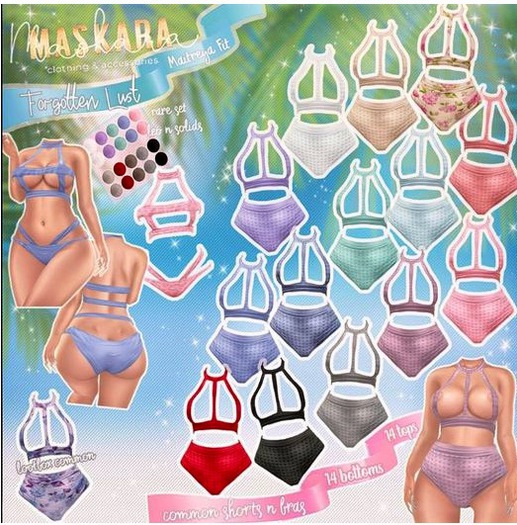 SL folder name: {MasKara} Forgotten Lust/flowercream - Maitreya Bra