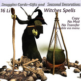 Witches Spells v19 Halloween decor  Box