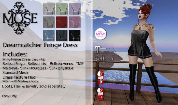 [MUSE] Dreamcatcher Dress V2 pkg hud