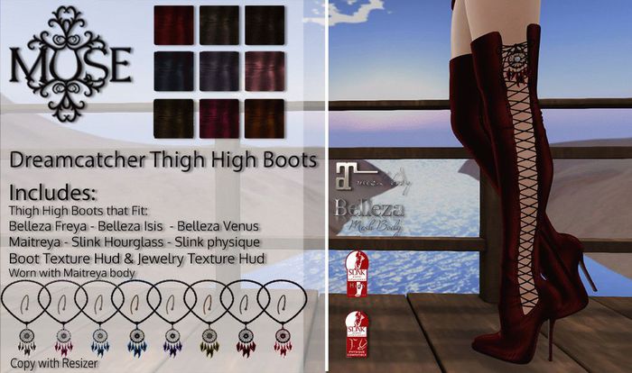 [MUSE] Dreamcatcher Boots - V1 pkg hud