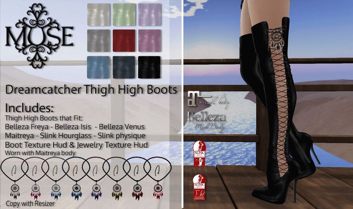 [MUSE] Dreamcatcher Boots - V2 pkg hud