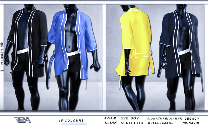 R2A OPEN ROBE W/HUD