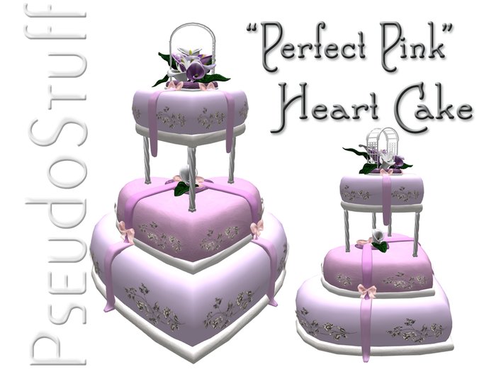 CAKE - HeartCake - Perfect Pink