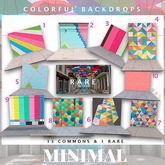 MINIMAL - Colorful Backdrop *13*