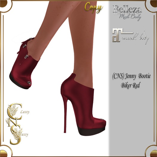 (CNS) Jenny Booties Biker Red