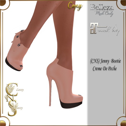 (CNS) Jenny Booties Creme De Peche