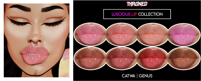 [THRONED] Luscious Lip Collection // CATWA & GENUS