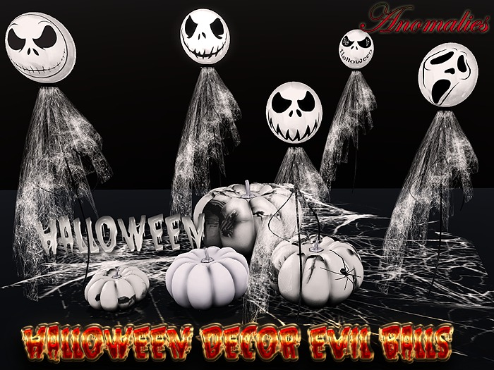 Halloween decor evil ballss