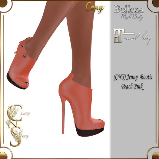 (CNS) Jenny Booties Peach Pink