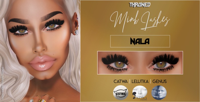 [THRONED] Mink Lashes // Nala - GENUS  (Add Me)