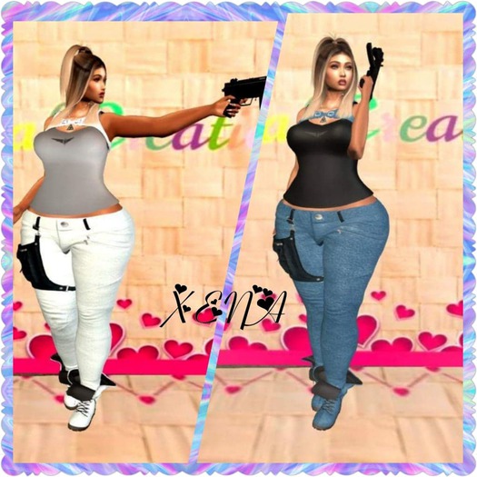 XENA PANT WASHOUT
