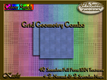 !Kushi! GridGeometryCOMBO Textures -WearToUnpack