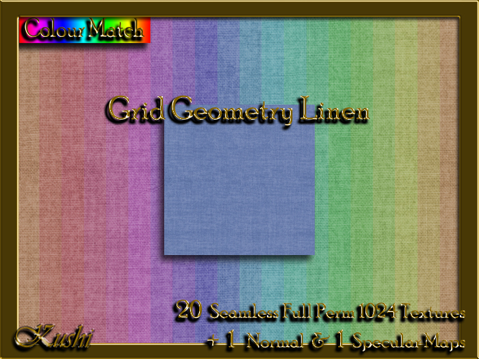 Grid Geometry Linen Solids Textures