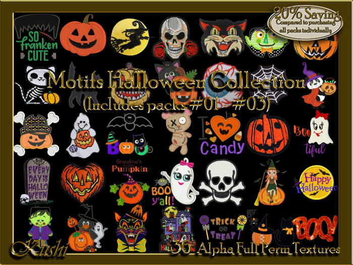 Motifs Halloween Collection Textures