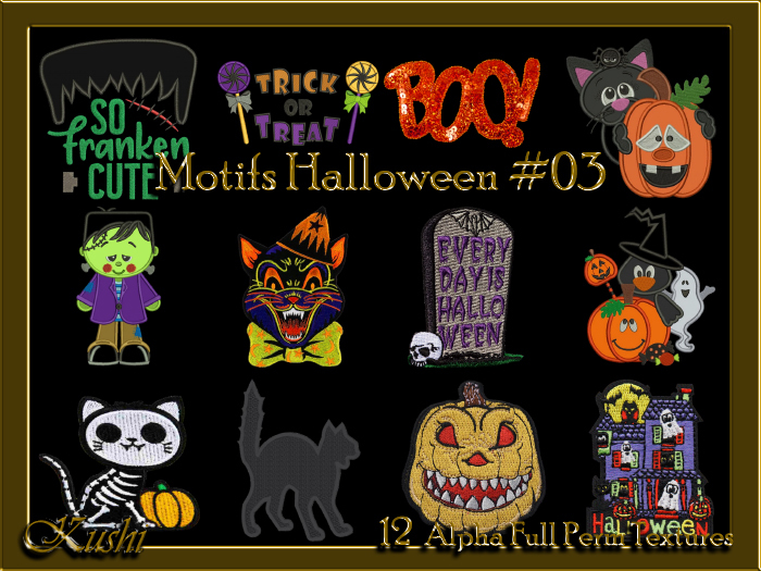 Motifs Halloween #03 Textures