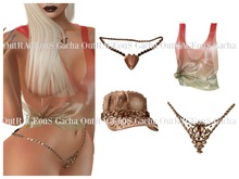 *PROMAGIC* Komal - 4 Piece Set - Hologram - Rose Gold