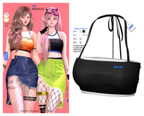 MIWAS / Miyeon Tube top #Black