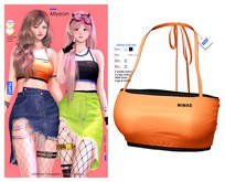 MIWAS / Miyeon Tube top #Orange