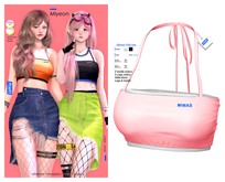 MIWAS / Miyeon Tube top #Pink