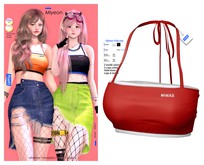 MIWAS / Miyeon Tube top #Red